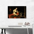 thumbnail image 2 of ARTCANVAS Saint Jerome Writing 1607 Canvas Art Print by Caravaggio - Size: 26" x 18" (1.50" Deep), 2 of 9