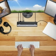 j5create USB-C Triple Display Docking Station with 100W PD Adapter, JCD543P