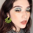 thumbnail image 3 of Halloween Ear Cuff Punk Light Glow in The Dark Vintage 90s Pendientes, 3 of 6