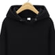 thumbnail image 3 of capucha para hombre de las mujeres Pullover capucha de otoño de manga informales sueltas de color sólido Negro M Sunnimix Sudadera con capucha, 3 of 4