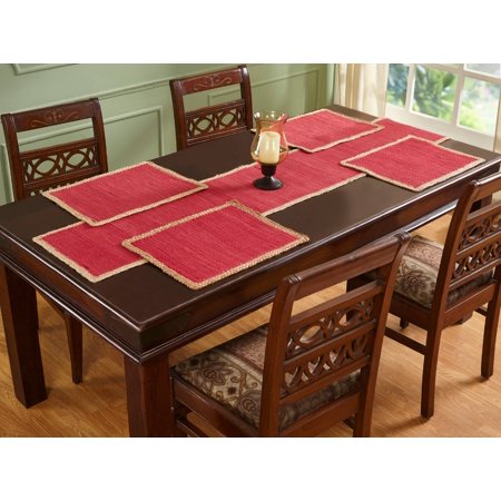 Element Border Runner 13X72 Burgundy