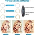 thumbnail image 2 of 10" Selfie Ring Light with Tripod Stand ,Dimmable Desktop LED Lamp Camera Ringlight with Wireless Remote Shutter for Live Stream/Makeup/YouTube Video, 2 of 5