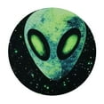 thumbnail image 4 of Patifu Alien Heads Stars Space Art Round Tablecloth 100% Polyester Stain-Resistant Table Cloth for Indoor and Outdoor Use Restaurants Weddings Parties 46"-50, 4 of 8