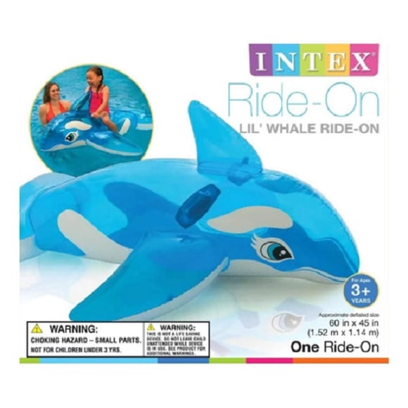 MONTABLE BALLENA CHICA MARCA INTEX Intex FLOTADOR INFLABLE