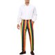 thumbnail image 2 of Pantalones de vestir a rayas INSPIRE CHIC para hombres con franjas de color contrastante 38 Azul Rojo, 2 of 5