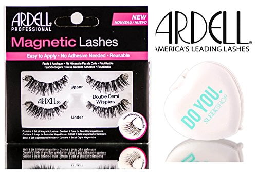 Ardell Professional Magnetic Lashes (with Sleek Mirror) (DOUBLE DEMI WISPIES) -