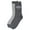 grey snowflake border, variant on Gaahuu womens wool blend fully cushioned thermal boot socks-2 pr pack