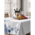 thumbnail image 6 of Blue Eucalyptus Leaves Table Cloth, Weeping Spring Botanical Summer Waterproof Tablecloth for Rectangle Tables, Reusable Washable Fabric Table Cover for Restaurant Kitchen Dining Tables 52"x70", 6 of 6