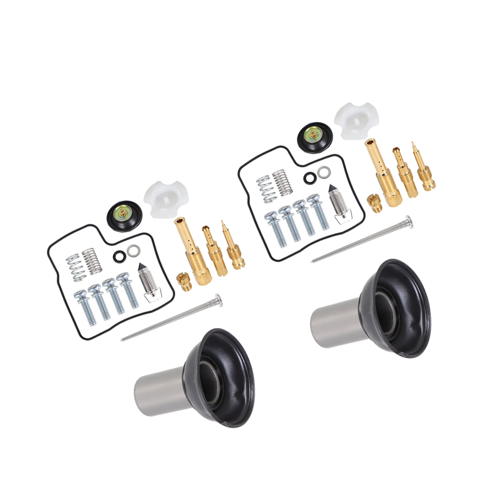 2Pack Carburetor Carb Repair Rebuild Kits Diaphragms Fit for Yamaha V