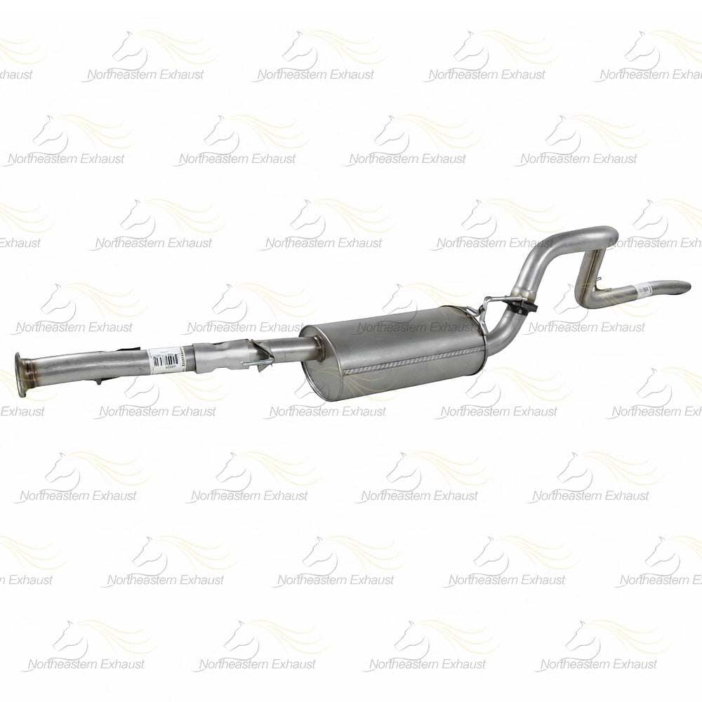 Northeastern Exhaust Muffler & Tail Pipe with Hangers Fits 2007-2014 Toyota FJ Cruiser 4.0L - Direct Fit | Stainless Steel System Kit