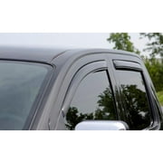 Auto Ventshade [AVS] In-Channel Ventvisor / Window Deflectors | Fits 2019-2024 Chevrolet/GMC Silverado/Sierra 1500, (2022 LTD)2020-2024 Silverado/Sierra 2500/3500 HD Crew Cab, 4 pcs. | Smoke-194805