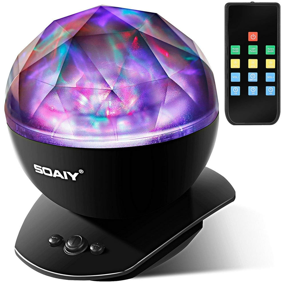 SOAIY Rotating Color Changing Projector, White Noise Sleep Sound