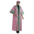 thumbnail image 4 of Satsuma Women's Long Kimono Robe with Pockets and Headwrap - African Print Trench Coat, 4 of 4