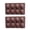 Chocolate, variant on Yongwei 2 Pcs 8 Cavity Easter Egg Silicone DIY Chocolate Candy Cupcake Jelly Baking Mould Mold Ice Cube Tray Kitchen Utensil Baking Tools for Home Dessert House (Chocolate Color)