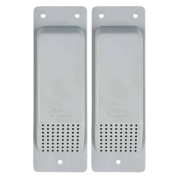 (2 Pack) Shipping Container Air Vent, Cross Flow Ventilation - Light Grey
