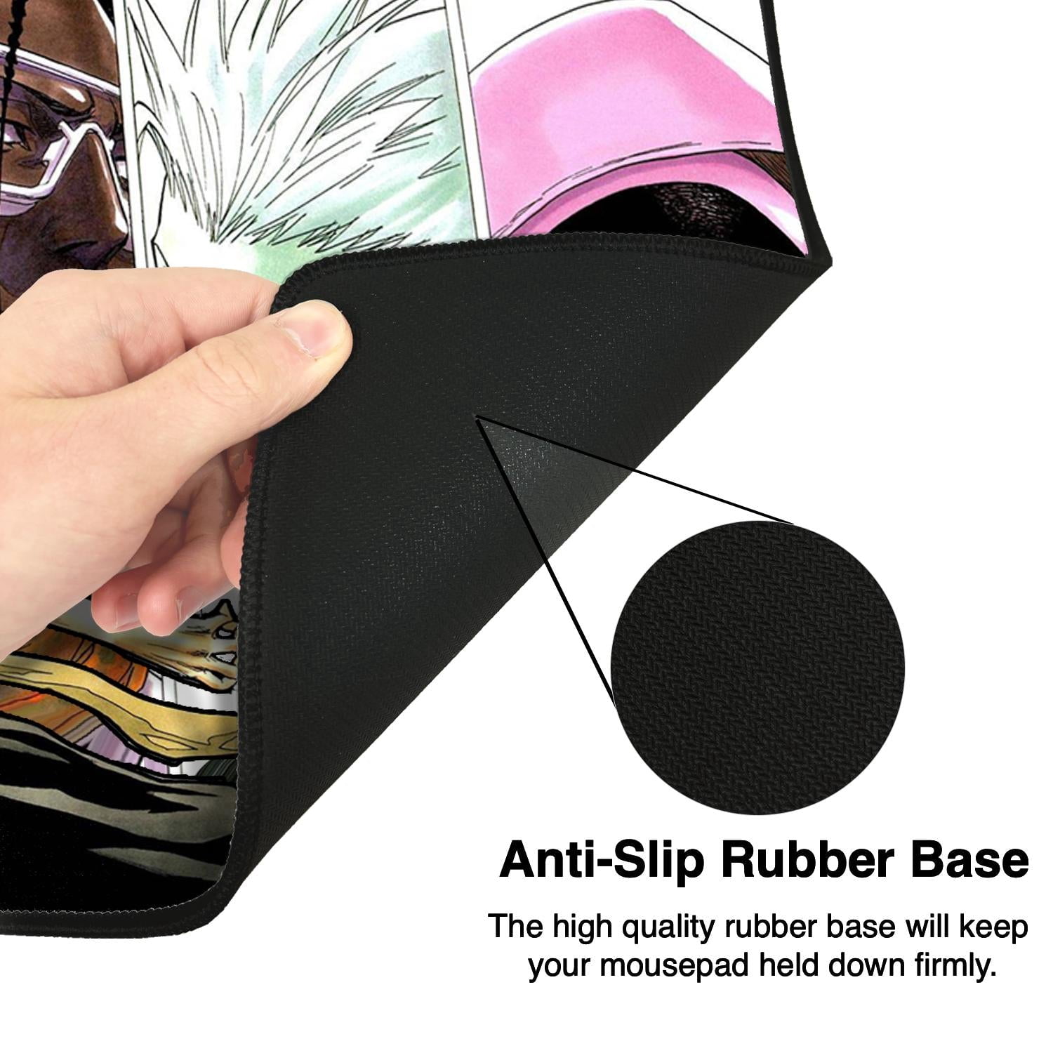 Bleach Inspired Gaming Mousepad, Large Desk Mat with Vibrant Anime Characters and Anti-Slip Base