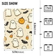 thumbnail image 2 of FORMRS 1-Subject Spiral Notebook 8" x 5" College Ruled 60 Refillable Sheet A5 Hard Cover, 2 Pack, Halloween Cute Ghosts, 2 of 7