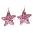 thumbnail image 3 of Sparkly Glass Star Ornament - Set of 2, 3 of 4