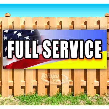 Full Service 13 oz Vinyl Banner With Metal Grommets