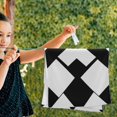 thumbnail image 5 of Black and White Simple Art Hand Towel Absorbent Bath Towels for Bathroom Sports Gym 28" x 14" Set of 2, 5 of 8