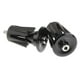thumbnail image 4 of 1 par de tapones para puños de manillar, de aluminio, resistentes y ligeros para ciclismo. Negro, 4 of 9