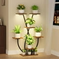thumbnail image 1 of ed Corner Plant Stand with Grow Light Indoor/Outdoor Steel & Particleboard, 1 of 7