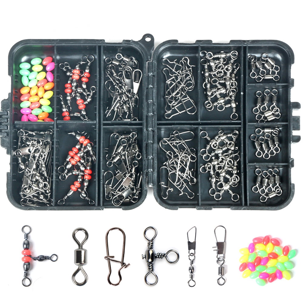 Small Fishing Tackle Anglers Bits Box Ideal For Storing Swivels Hooks Weights