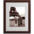 thumbnail image 2 of Trademark Fine Art 'Eiffel Tower Ice Cream Cone 2' Matted Framed Art by Kathy Yates, 2 of 2