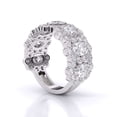 thumbnail image 3 of Jewelerix Moissanite Diamond Engagement Ring 4.50 CT Oval Cut Ring Plated White/yellow/rose Gold Anniversary Ring, 3 of 5