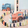 thumbnail image 3 of Dominoes Automatic Train Toy Set Blue Gifts Pink With Sound And Music Plastic Rally Experience Quickly Children‘s Toys, 3 of 19