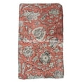 thumbnail image 2 of Vintage Floral Kantha Quilt, Pink Cotton Bedspread with White Stitched Pattern, Kantha Gudri ( King 108" x 108" ), 2 of 5