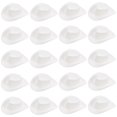 thumbnail image 1 of White Mini Cowgirl Hat for Home Decor Made of Plastic 20 Pieces Small Size, 1 of 2