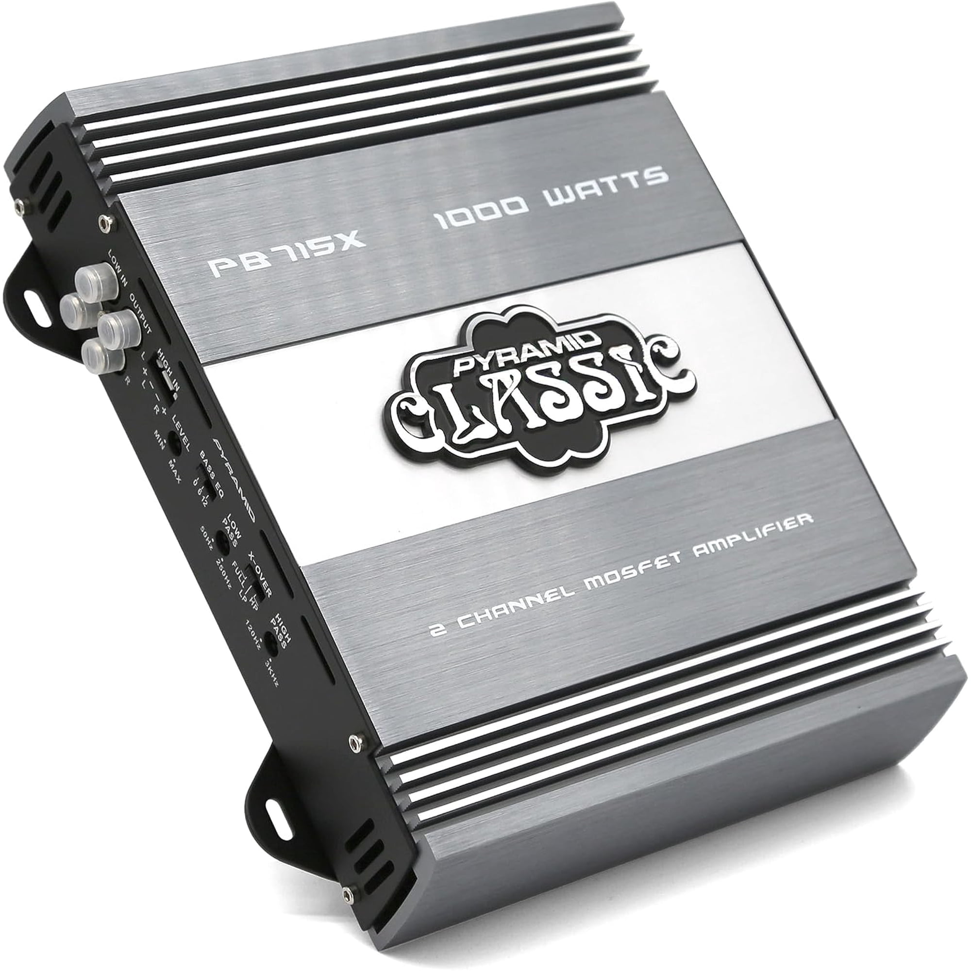 Pyramid PB715X 1000 Watts 2 Channel Bridgeable Car Amplifier