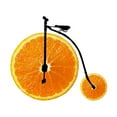 thumbnail image 2 of Phillip, Jamie 26x26 Gold Ornate Wood Framed with Double Matting Museum Art Print Titled - Orange Bike, 2 of 4