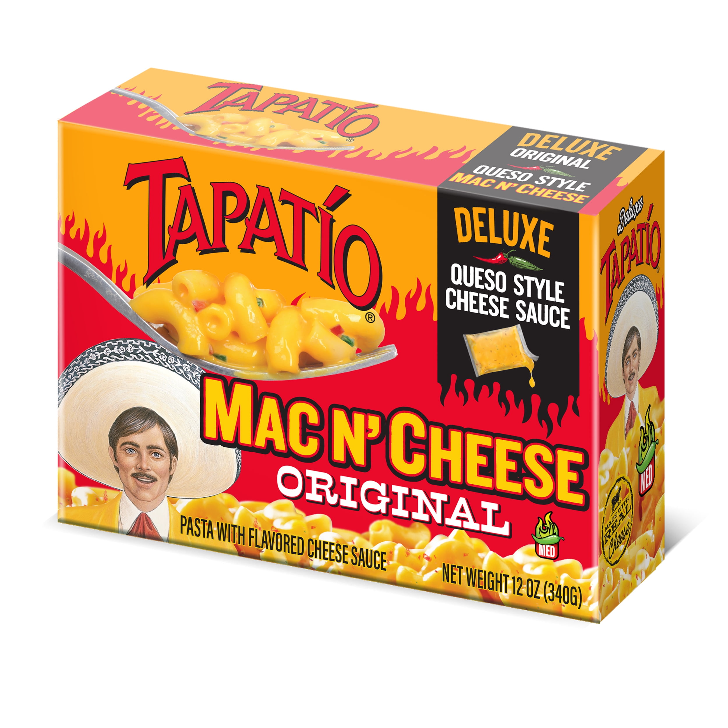 (2 pack) Tapatio Mac N Cheese Deluxe Original Dinner 12 oz. Ready to cook