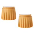 thumbnail image 2 of mmirethe 2 Pièces Plastique Tête de Lit Anti-shake Outil Portable Réglable Perceuse-Libre Auto-Adhésif Robuste Bouchon Fixeur Jaune Petit, 2 of 6
