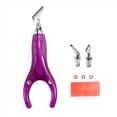 thumbnail image 1 of Bolígrafo Ergonómico para Pintar con Diamantes, Accesorios para Arte con Diamantes con 3 Puntas de Metal, Kit de Bolígrafo con Taladro de Diamante 5D para Adultos, Color, 1 of 8