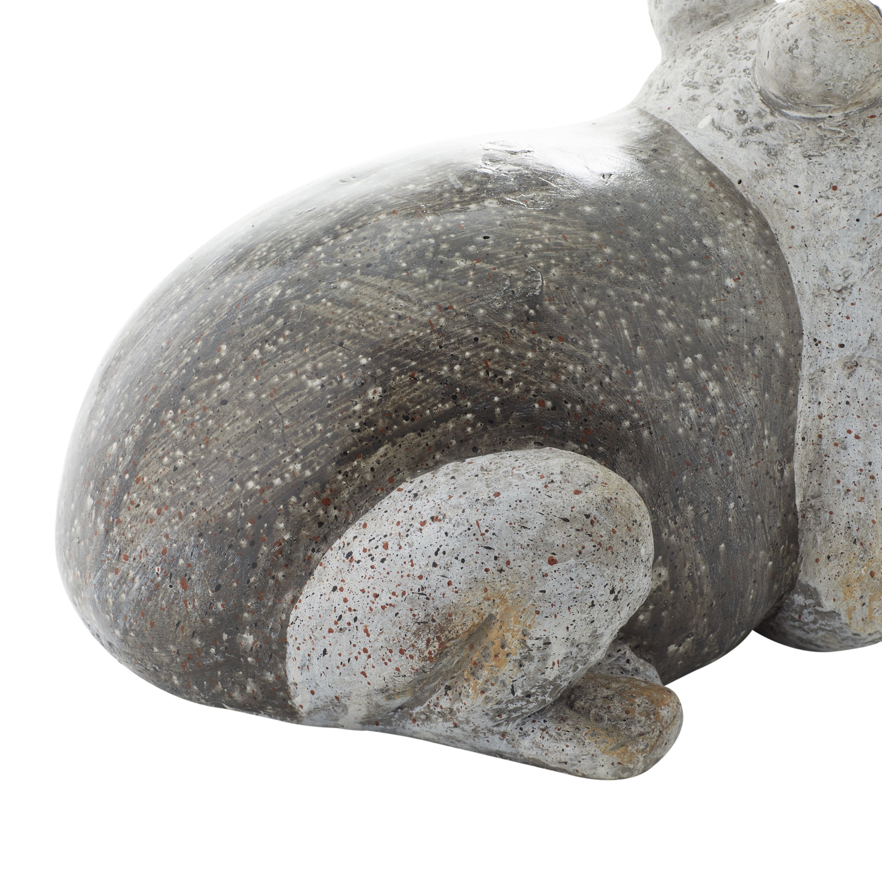 DecMode 10" Indoor Outdoor Frog Garden Sculpture