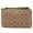 Tan / Brown, variant on Women's Large Corner Zip Wristlet in Crossgrain Leather (Black)