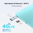 thumbnail image 4 of POCKAM P12 Pro 12 inch Tablet, 2.4K 120Hz Android 16 Tablets with Gemini AI, 48GB+256GB/2TB, 12000mAh, T7300 Octa-Core, 13MP+8MP, WiFi 5, Face ID, 4G LTE, Keyboard, Pen, Case, 4 of 12