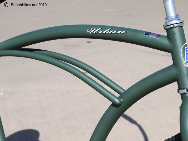 Firmstrong Urban Man, 26", Men's, Single Speed, Matte Army Green