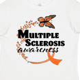 thumbnail image 4 of Inktastic Multiple Sclerosis Awareness Butterfly Ribbon Boys or Girls Toddler T-Shirt, 4 of 5