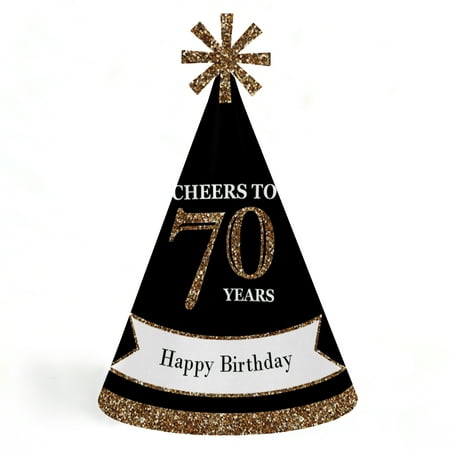 70th birthday party hats