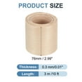 thumbnail image 2 of Uxcell Edge Banding, Wood Veneer Tape Pre-glued Flexible Plywood Edge Banding with Hot Melt Adhesive for Furniture Maple 3 Inch x 10 ft, 2 of 7