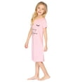 thumbnail image 4 of Arshiner Girls Nightgowns Summer Soft Cute Cartoon Print Pajama Sleep Dress, 4 of 8