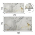 thumbnail image 3 of White and Gold Marble Desk Mats Large Mouse Pad Long Keyboard Computer Rubber Base Non-Slip Mats Accessories Decor for Office Home 23.6"x47.2", 3 of 9