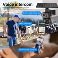 thumbnail image 3 of 4K/8MP Solar Security Cameras Dual Lens 360°PTZ Solar Camera Outdoor Wireless Cameras for Home Security Camera (8MP No Card), 3 of 6