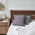 thumbnail image 3 of Modern Boho Grey Flower Decorative Cushion Covers, 20x20 Inch Set of 2 - Perfect Bedroom Addition, 3 of 7