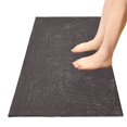 thumbnail image 5 of Haosy Dark Coffee Bathroom Rugs Non Slip Absorbent Soft Plush Quick Dry Bath Mat, 39"x20", 5 of 8