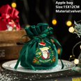 thumbnail image 1 of Saco de Papá Noel para niños, bolsa de almacenamiento de dulces, decoración navideña para el hogar, regalos de Navidad, Año Nuevo, 2024, 2023, 1 of 4